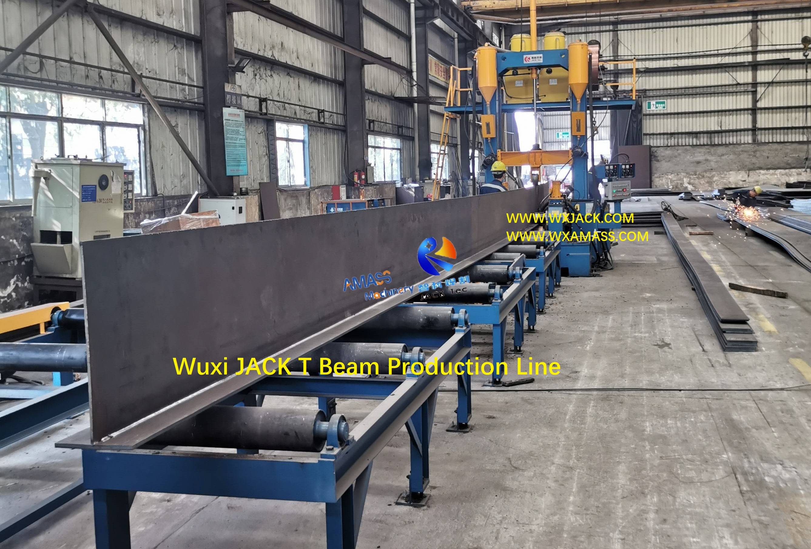 1 Banner T Beam Assembly Weld Straighten Integral Machine-32