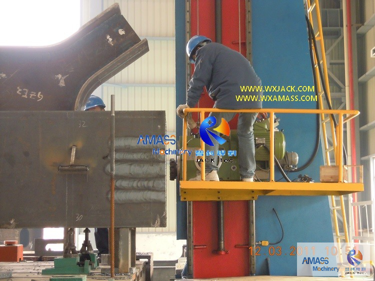 DX3535 CNC H Beam Facing Machine для стальной конструкции специальной формы