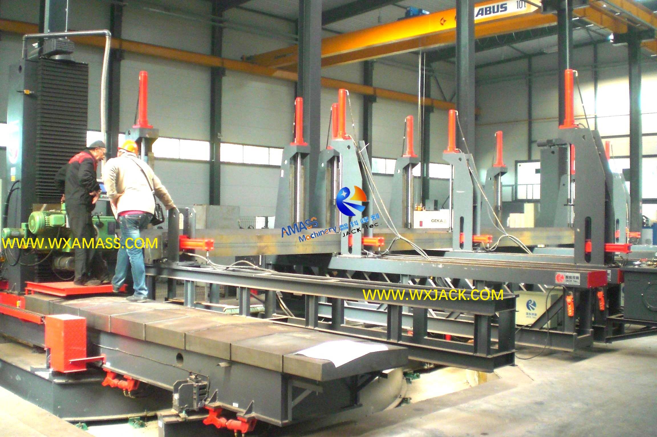 1 Steel Structure BOX H I Beam End Face Milling Machine 131