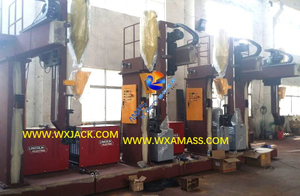 Структура колонны тележки LHC Model H Beam SAW Machine